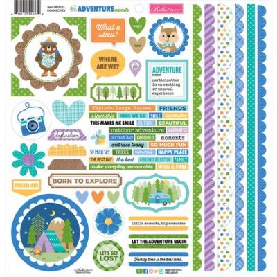 Bella Blvd Adventure Awaits - Doohickey Cardstock Stickers